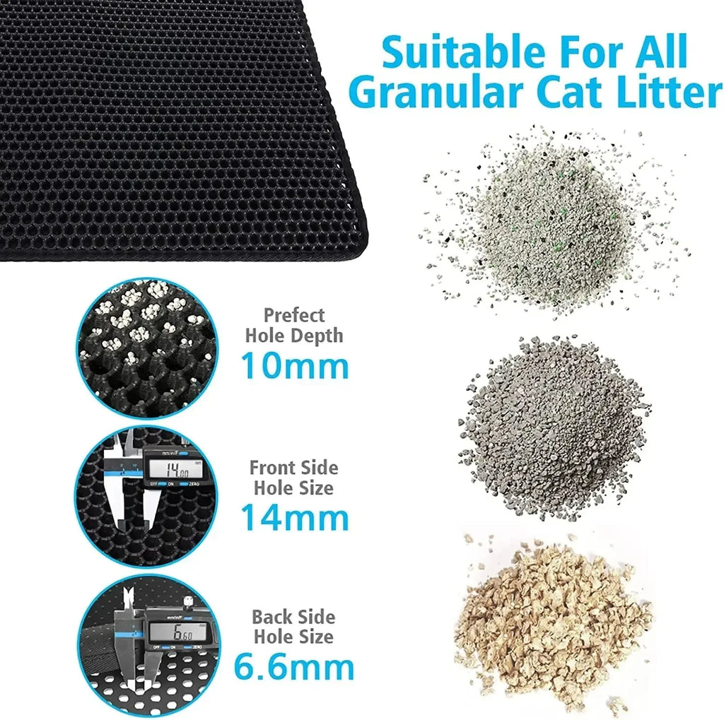 Pet Floor Protector,  Waterproof Base, Non-Slip