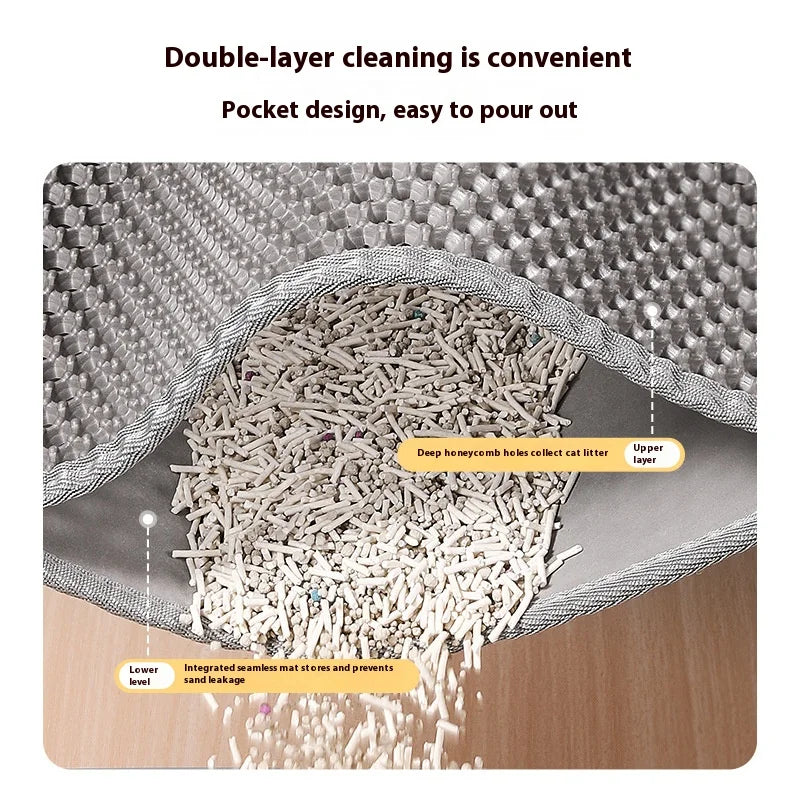 Pet Floor Protector,  Waterproof Base, Non-Slip