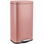 Step Kitchen Trash Can, Stainless Steel