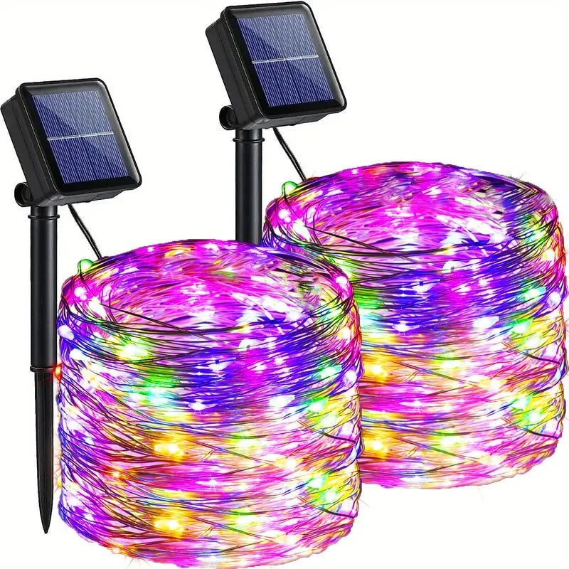 Solar Garden Lights String Lights, 8 Modes