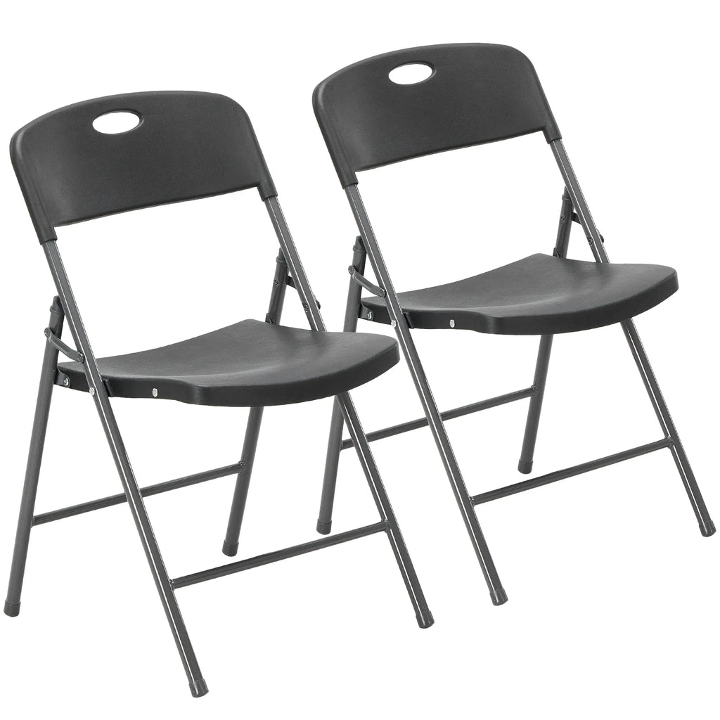 2/4/6 Pack Plastic Stackable Folding Chairs