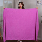 Extra large microfiber bath towel