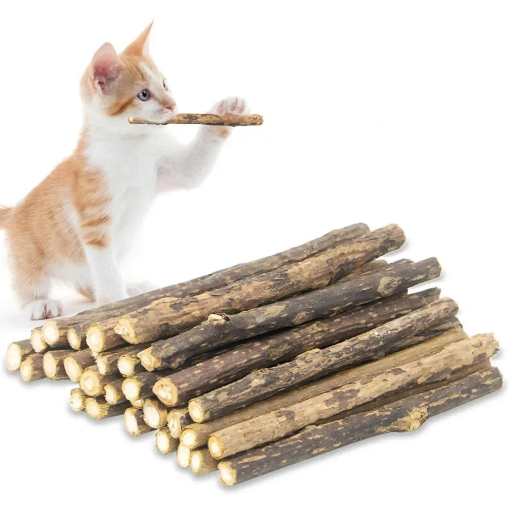 15pcs Natural Catnip Chew Stick