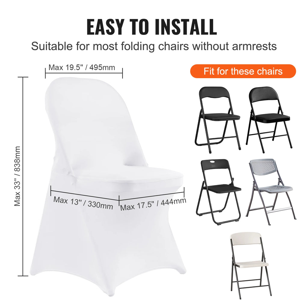 12, 30Pcs Chair Stretch Slipcover