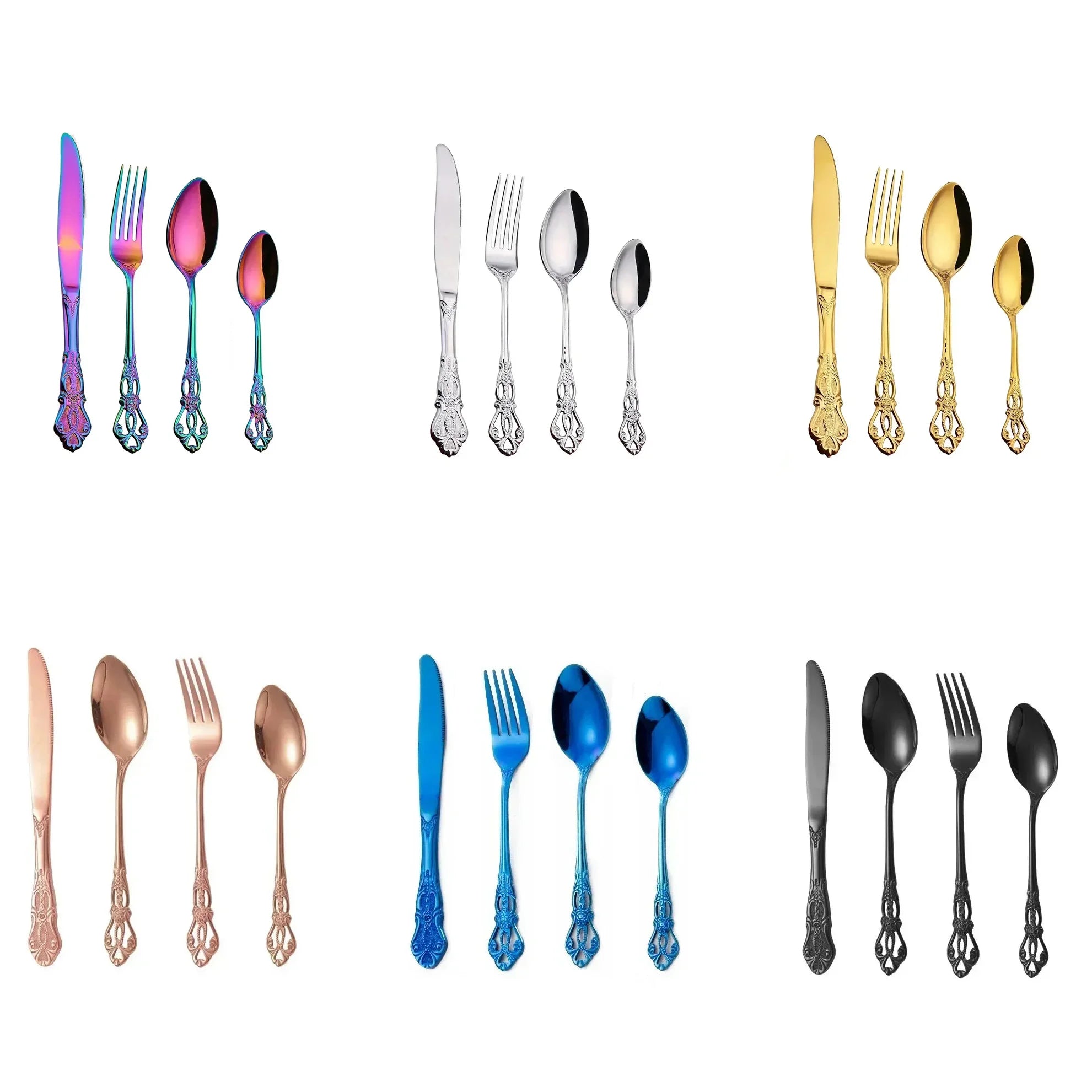 Golden Stainless Steel Cutlery Set
