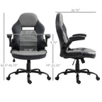 Office Chair with Flip-Up Armrests
