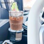 20 oz Ribbed Glass Tumblers/ Lids/Straws