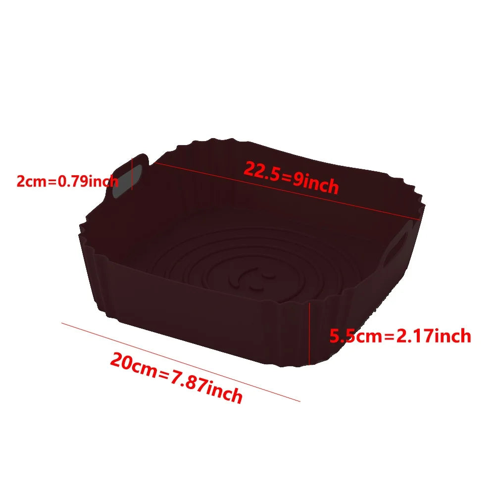Reusable Airfryer Pan Liner,  Silicone