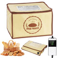 Dough Proofer Warming Box Versatile Adjustable Temperature Timer Control Bread Dough Proofing Box Collapsible Design 40x32x25cm