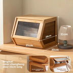 Bucket cabinet, storage can be stacked