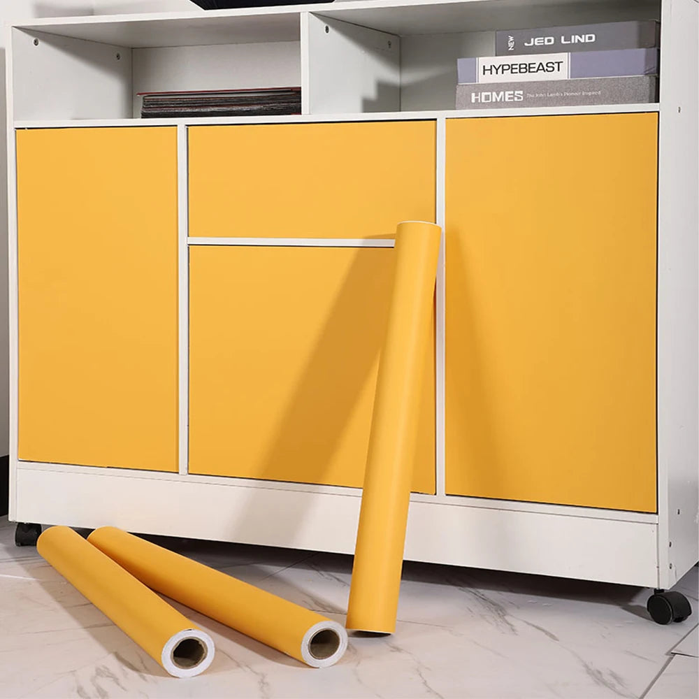 Solid Color Self-adhesive Waterproof Wallpaper