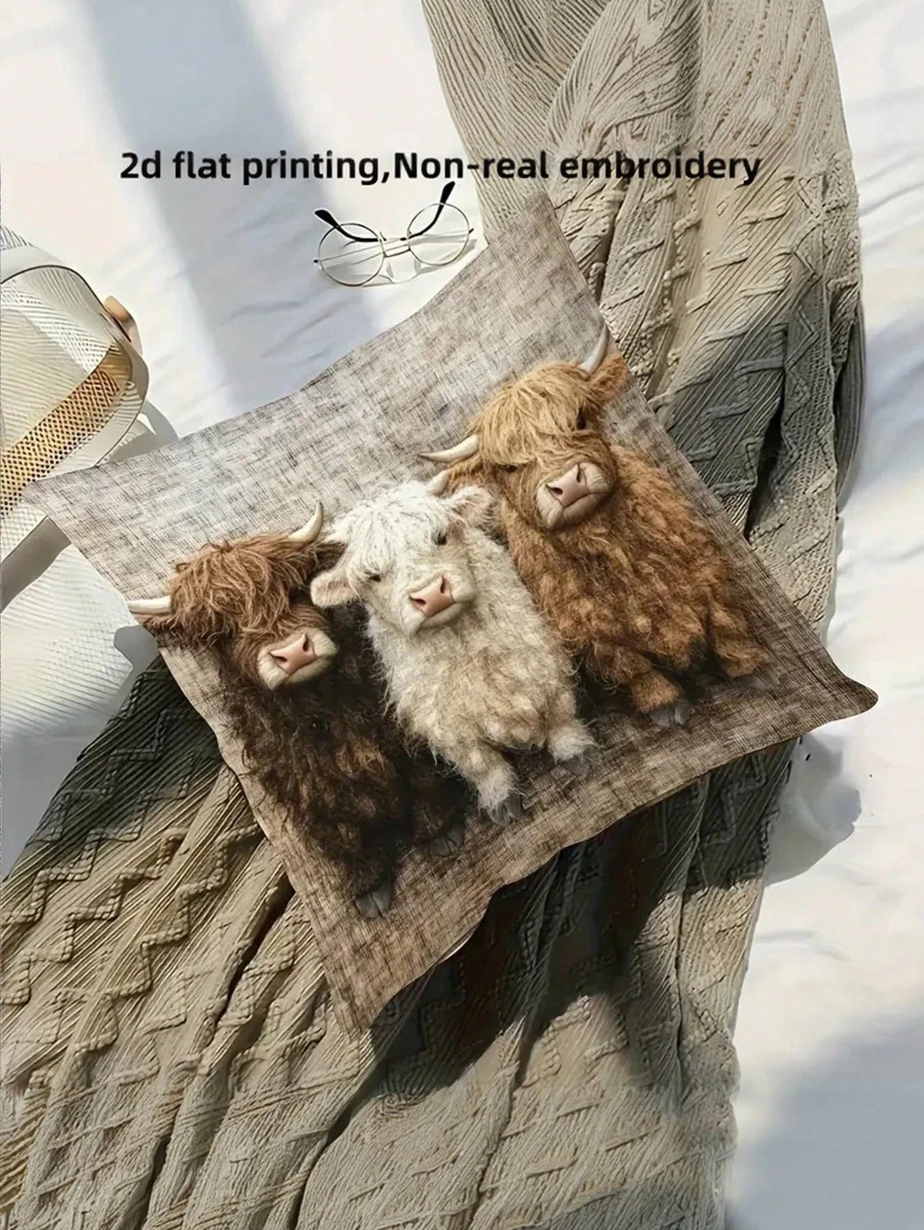 Highland Cow Pillowcase