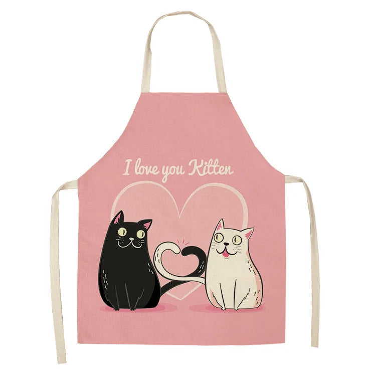 Cartoon Cat Apron