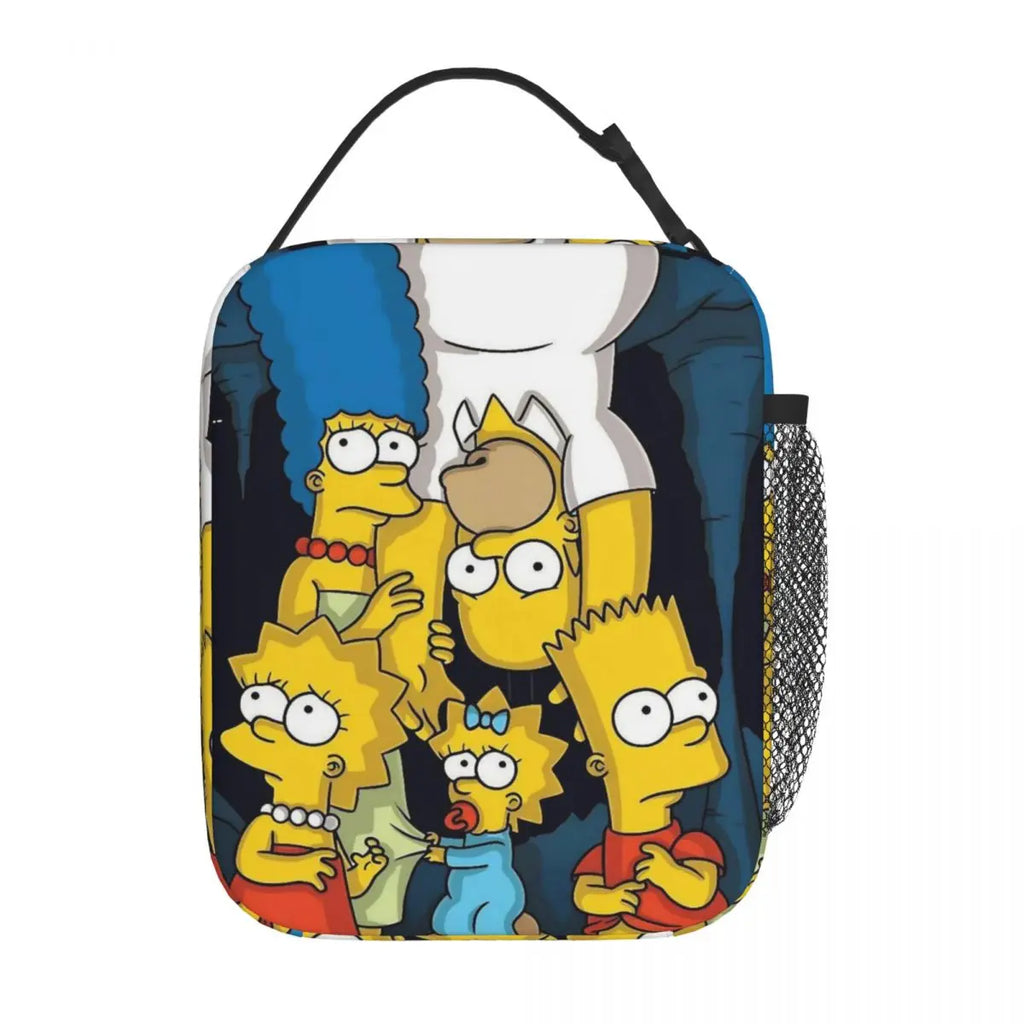 Simpsons Cartoon Insulated Lunch Bag
