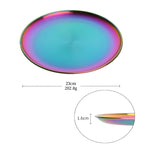 Stainless Steel Dinner Plates