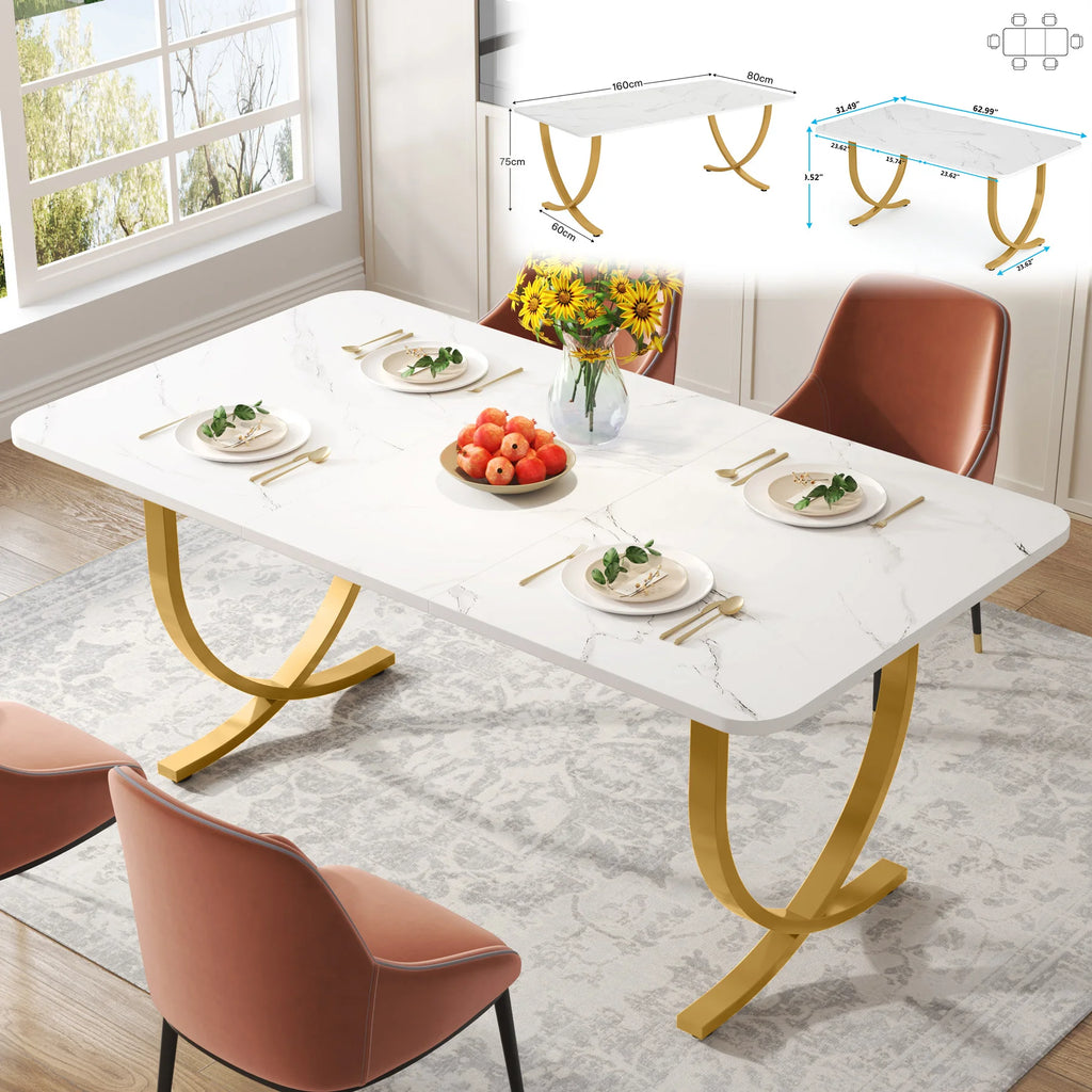 Rectangular Dining Table /4-6