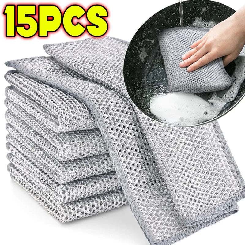 1-15PCS Magic Cleaning Thickened Cloth