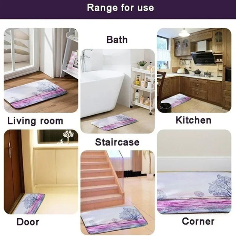 Highland Cow Pattern Door Mat