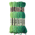 6pcs/lot Colorful Polyester Embroidery Thread