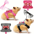 2pcs/set Hamster Harness / Leash Walking Set