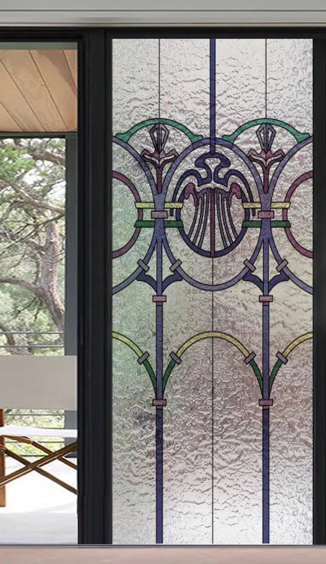Frosted Stained Glass Window Film