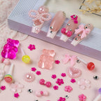 12Grids/Box Mixed Nail Charms