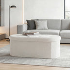 30/43IN Folding Storage Ottoman Bench