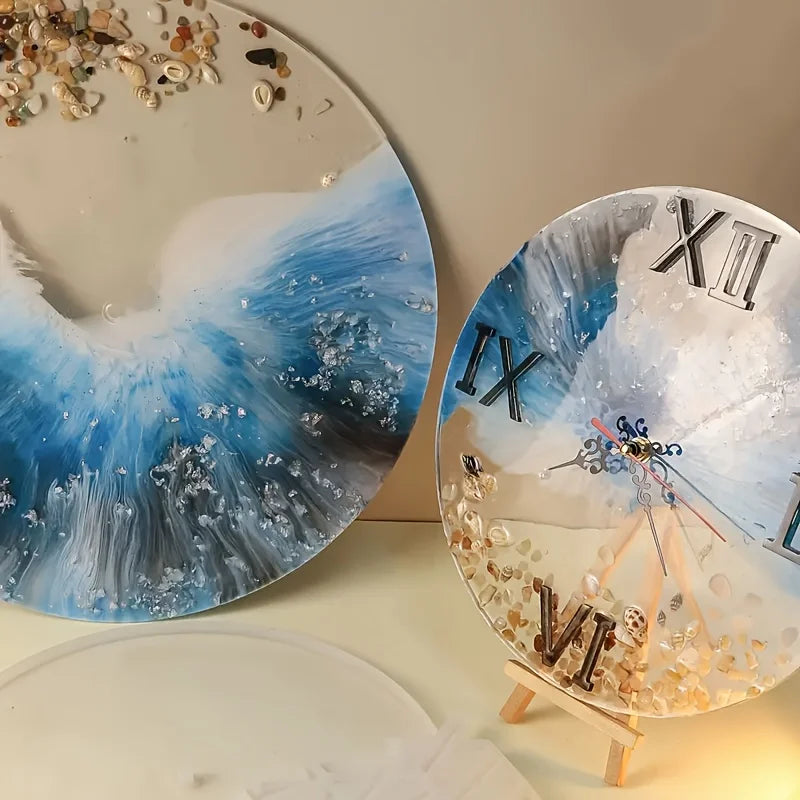 Clock Mold, Square, Silicone, Resin Mold