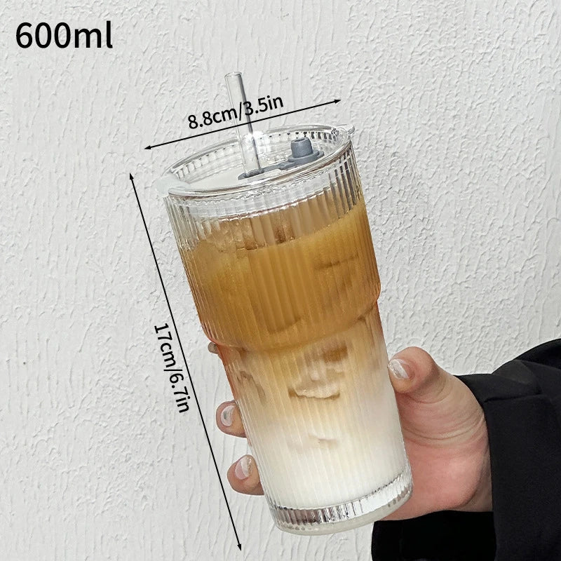 Stripe Glass Drinkware