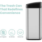 13 Gallon Touchless Motion Sensor Trash Bin