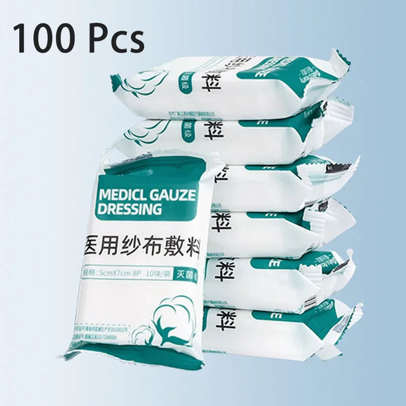 10/400pcs Sterile Medical Gauze