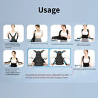 Posture Corrector, Adjustable Spinal Brace