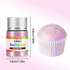 Rainbow Glitter Cake Decorating Supplies