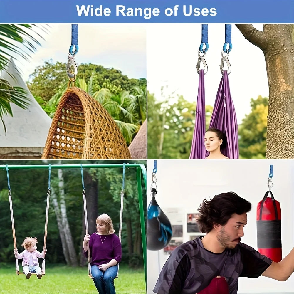 Nylon Hanging Ropes with Metal Hooks