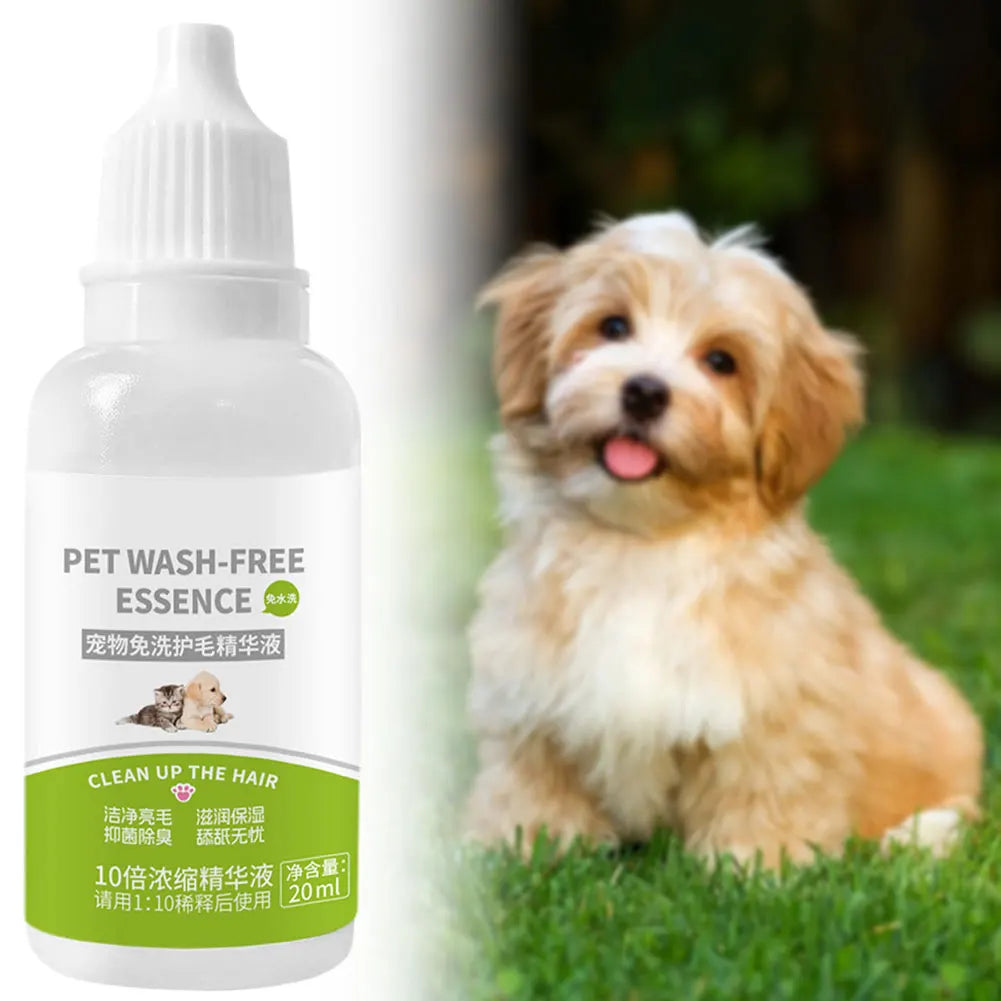 Pet Dry Shampoo Spray, Gentle, No-Rinse