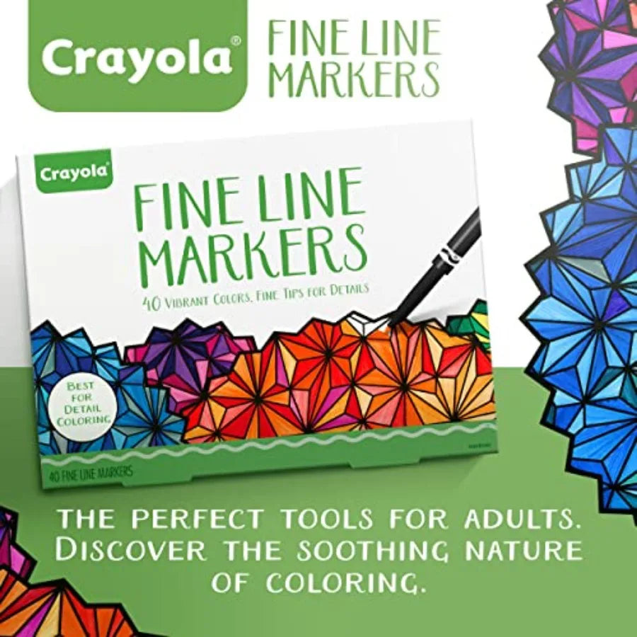Crayola Fine Line Markers, 40ct