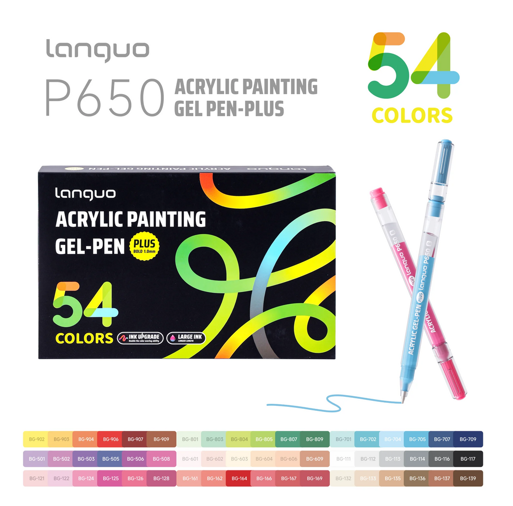 6/24/36/54/72/90 Colors Acrylic Painting Pens