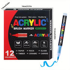 12-366 Colors Acrylic Paint Markers