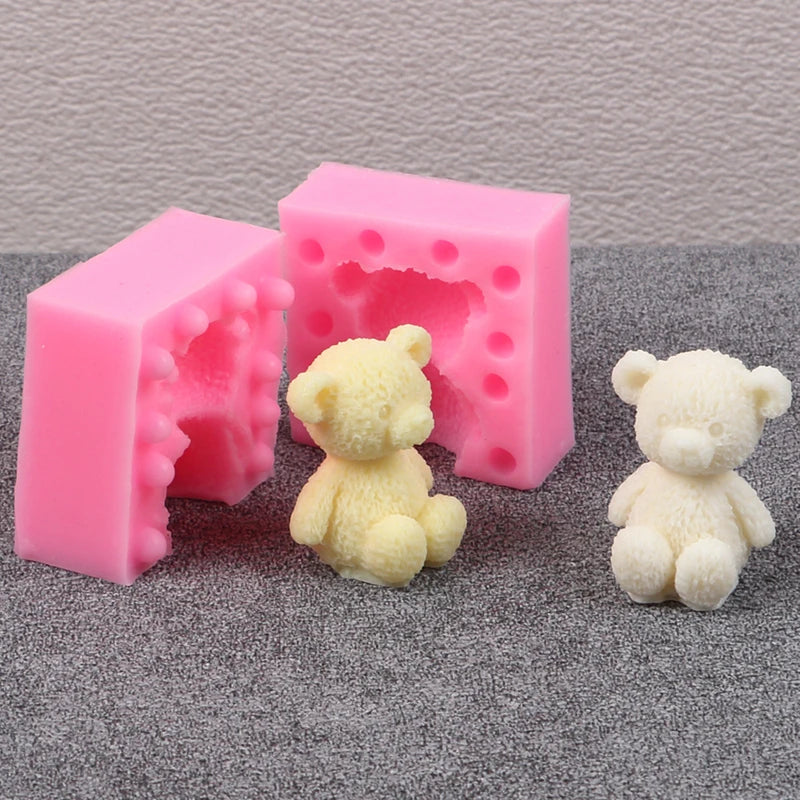 3D Bear Silicone Mold