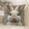 1pc Rabbit Pillowcase with Zipper Closure