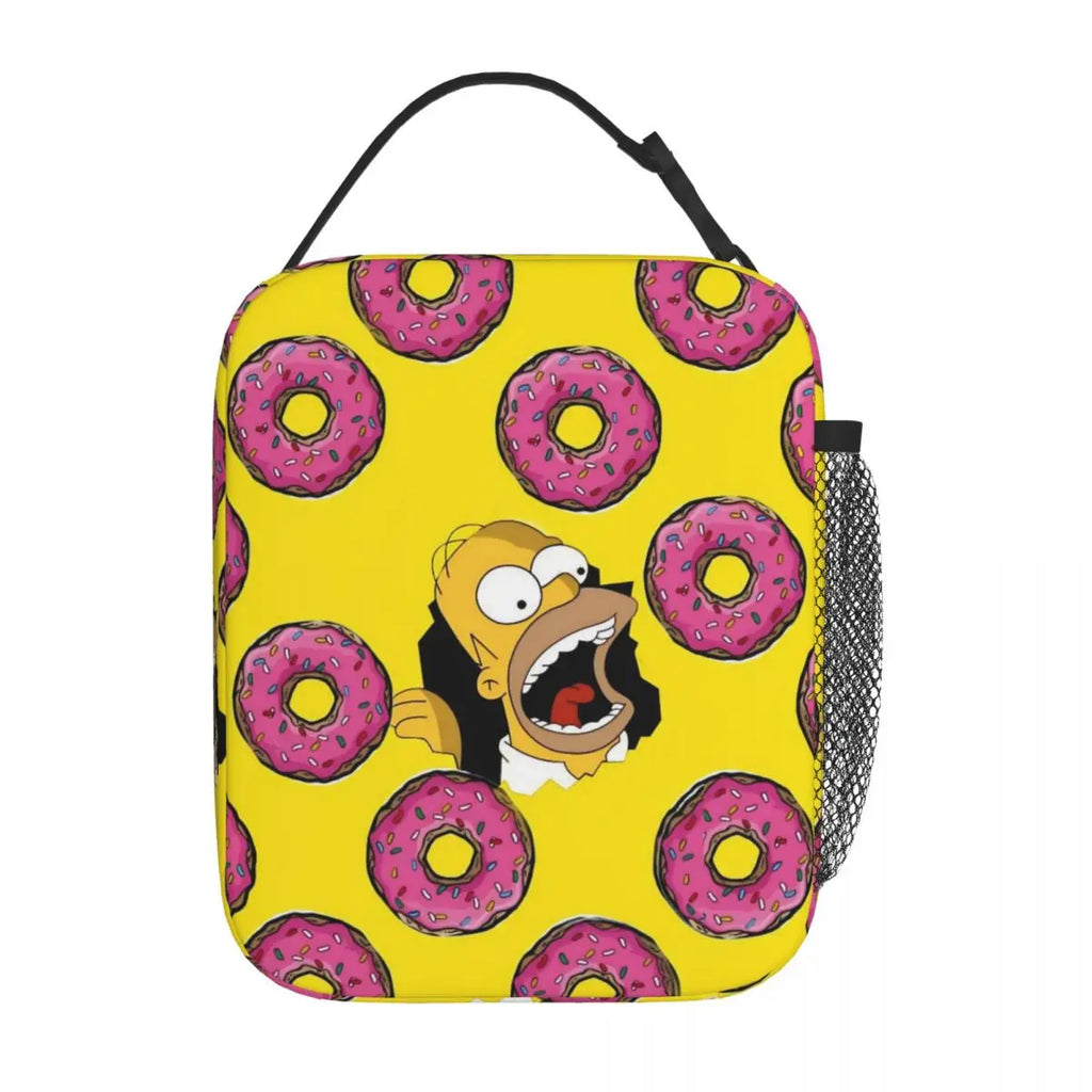 Simpsons Cartoon Insulated Lunch Bag