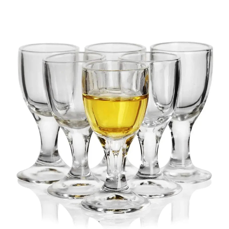 6/12pcs  Small Goblet Glass