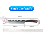 9 types Stainless Steel Kitchen Knife