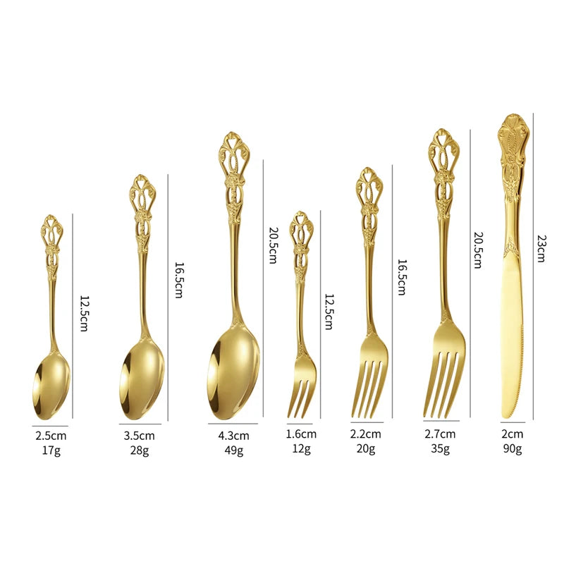 Stainless Steel Tableware Set