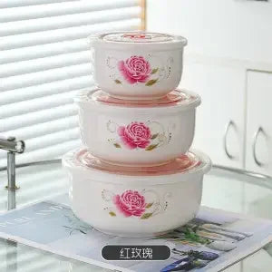 Ceramic Bowl/ Lid Set