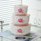 Ceramic Bowl/ Lid Set