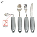 3/4/5Pcs/Set Elderly Adaptive Utensils