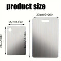 2pcs Stainless Steel Cutting Board Set