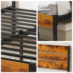 Queen Metal Bed Frame/ Headboard ,Footboard