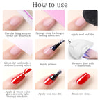 6-Piece Set of Nail Gel